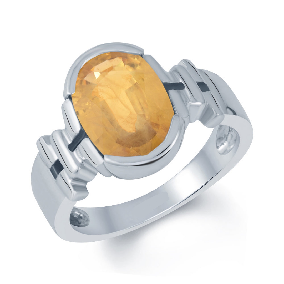 Raw Collection Hand Engraver Yellow Sapphire Ring | Boutique Ottoman  Exclusive